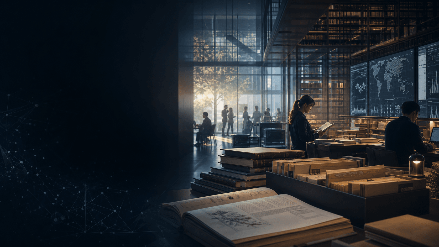 Research archive environment with publication materials and digital infrastructure